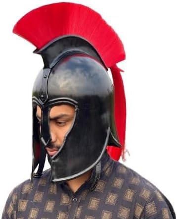 Mittelalterlicher Römerhelm Rüstung Cosplay & Rollenspiel Helm Bestes Geschenk für Ihn Schwarz Mittelalterlicher Römerhelm Rüstung Cosplay & Rollenspiel Helm Bestes Geschenk für Ihn Schwarz von Generic