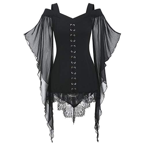 Mittelalterliches KostüM FüR Frauen Retro Partykleid Elegant Abendkleid Hexenkleid Cosplay Karneval Fasching Maxikleid Mittelalter KostüMe Damen Furcht Halloween Festlich Kleider von Generic