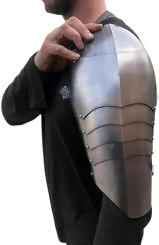 Mittelalterliches Ritter-Paar Schulterpanzer Gothic Rüstung Schulterpanzer Kostüm von Generic