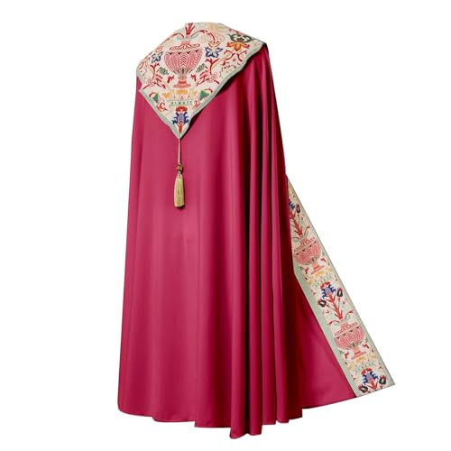 Mittelalterliches Umhangkostüm für Cosplay-Bühnenauftritte mit Fransenanhänger für einen und ein einzigartiges Design Cosplay-Kostüme Bleichen von Generic
