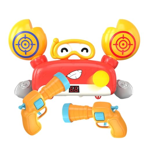 Mobiles Krabbenspielzeug, Zielspiele für Kinder, elektronisches Zielspielspielzeug mit Krabben-Design, Wettbewerbsspiel mit LED-Score-Aufzeichnung von Generic