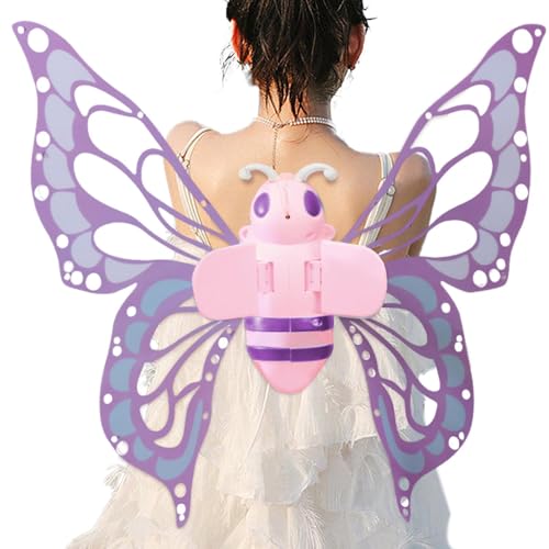 Mobiles elektrisches Licht - Elektrische Feenflügel, LED-Schmetterlingsflügel | Elektrische bewegliche Schmetterlingsflügel Elektrische Bewegliche Engelsflügel Halloween Cosplay Kostüm Flügel von Generic