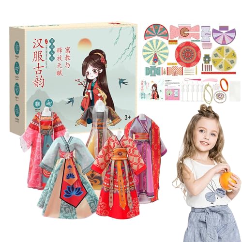 Mode-Studio-Kits für Mädchen, Frauen-Modedesign-Kits - Materialpaket für handgemachte Kleidung | Kleidung Nähen Handwerk Material für Denkfähigkeit Mode-Studio-Kits für Mädchen, Frauen-Modedesign-Kits - Materialpaket für handgemachte Kleidung | Kleidung Nähen Handwerk Material für Denkfähigkeit von Generic
