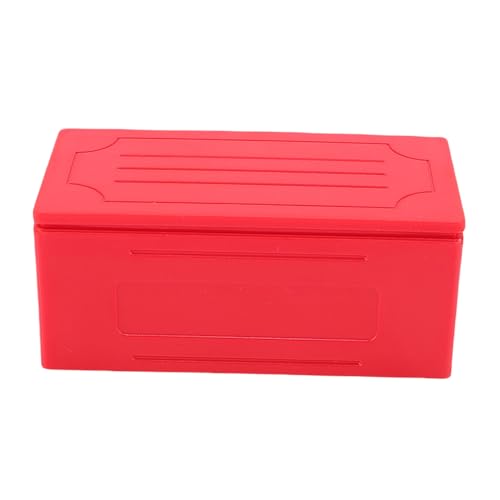Modellauto -Aufbewahrungsfall, RC Simulierte Toolbox Delicate Textur für Off -Straßenfahrzeuge (Rot) von Generic