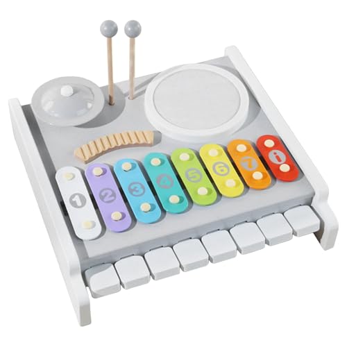 Modernes Boho Xylophon, farbneutrales Musikspielzeug für Kleinkinder | Bildung Drum & Percussion Instrumente für | Boho Xylophon für Geburtstag Modernes Boho Xylophon, farbneutrales Musikspielzeug für Kleinkinder | Bildung Drum & Percussion Instrumente für | Boho Xylophon für Geburtstag von Generic
