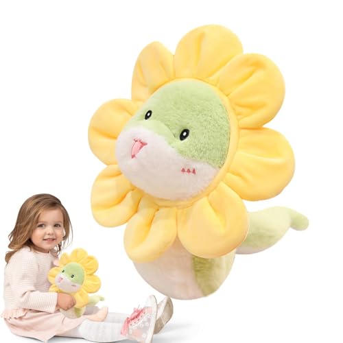 Mondschlange – Schlangen-Kissen, Schlangenspielzeug aus Plüsch | Weiches Schlangen-Plüschspielzeug, niedliches Schlangenmaskottchen, Sammelfigur, Schlange von Generic
