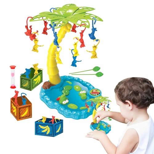 Monkey Balancing Toy - Tree Climber Swing Game, Fesselnde Tischspielzeug | Pädagogische Eltern-Kind-Interaktion, Heimdekorationsstück, Strandspiel-Aktivität, Feiner Motor-Fähigkeits-Builder, Monkey Balancing Toy - Tree Climber Swing Game, Fesselnde Tischspielzeug | Pädagogische Eltern-Kind-Interaktion, Heimdekorationsstück, Strandspiel-Aktivität, Feiner Motor-Fähigkeits-Builder, von Generic