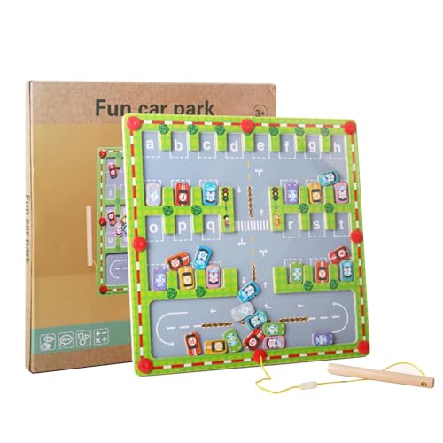 Montessôri Magnettafel – magnetisches Alphabet-Labyrinth, interaktives Lernspielzeug, lustiges Buchstaben-Labyrinthspiel, Montessôri Lernwerkzeug für Kinder | Aktivitäten von Generic