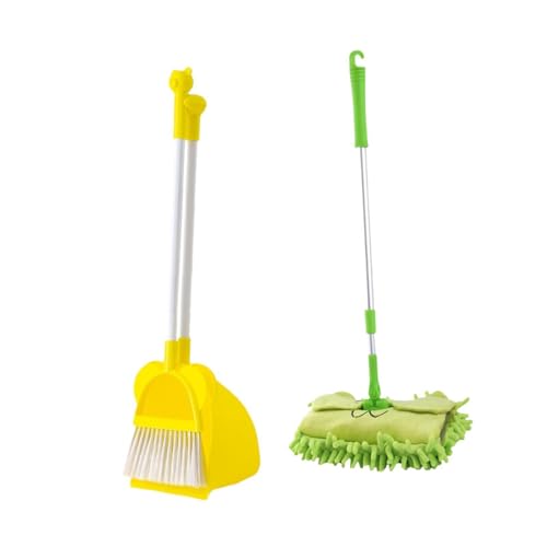 Mopp und Schaufel Set für die Kleinen, geeignet für Erzieherinnen, Grüner Mopp Mopp und Schaufel Set für die Kleinen, geeignet für Erzieherinnen, Grüner Mopp von Generic