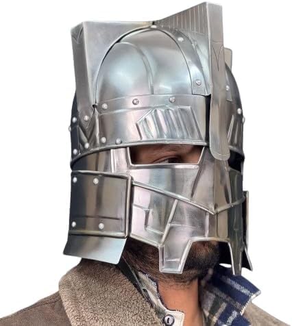 Moria Zwergenkrieger Helm Mittelalter Ritter Rüstung Helm LARP Cosplay Kostüm Bestes Geschenk 18 Hauhe Stahl mit Lederfutter Moria Zwergenkrieger Helm Mittelalter Ritter Rüstung Helm LARP Cosplay Kostüm Bestes Geschenk 18 Hauhe Stahl mit Lederfutter von Generic