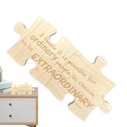 Motivations-Tischzentren, inspirierende Zitate, Puzzle, Puzzle-Puzzle-Dekoration, positives Schreibtisch-Puzzle-Puzzle-Dekoration, natürliches Holz, für Wohnzimmer, Arbeitsplatz, Schlafzimmer Motivations-Tischzentren, inspirierende Zitate, Puzzle, Puzzle-Puzzle-Dekoration, positives Schreibtisch-Puzzle-Puzzle-Dekoration, natürliches Holz, für Wohnzimmer, Arbeitsplatz, Schlafzimmer von Generic