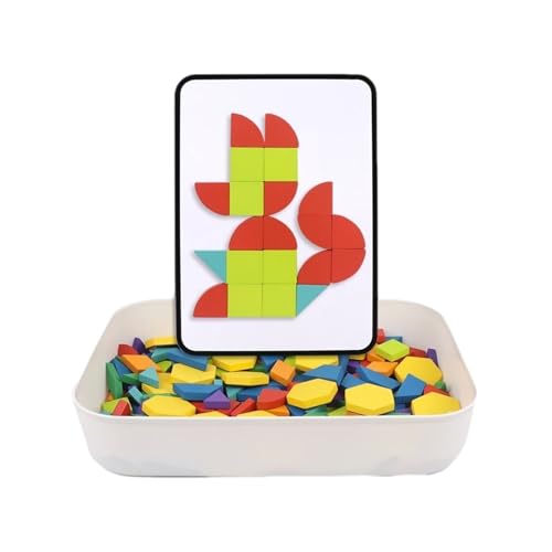 Motivblock aus Holz, Tangram-Puzzle für Reisen | Intelligenzspielzeug für Gehirnspiele aus Holz | lustiges und farbenfrohes Puzzlespiel, Lernspielzeug für Geburtstag und Neujahr Motivblock aus Holz, Tangram-Puzzle für Reisen | Intelligenzspielzeug für Gehirnspiele aus Holz | lustiges und farbenfrohes Puzzlespiel, Lernspielzeug für Geburtstag und Neujahr von Generic