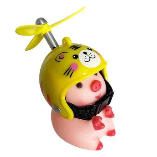 Motorrad-Lenker-Dekorationen, Lenker-Ornament – Bezauberndes Tier Mit Helmen. Lenker-Ornament – Lenker-Dekoration, Schwein-Figur, Cartoon-Ornament Für Motorräder Motorrad-Lenker-Dekorationen, Lenker-Ornament – Bezauberndes Tier Mit Helmen. Lenker-Ornament – Lenker-Dekoration, Schwein-Figur, Cartoon-Ornament Für Motorräder von Generic