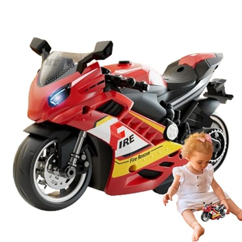 Motorrad Spielzeug – Motorrad mit Licht und Sound, Spielzeug zum Schießen | Lernspielzeug mit leichten Soundeffekten, Soundeffekten für Mädchen Erwachsene drinnen und draußen von Generic
