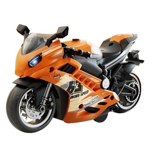 Motorrad mit Licht und Sound, Spielzeugmotorrad, motorisiertes Spielzeugmotorrad, Push and Go mit Batterien für Kinder, Erwachsene, alle Altersgruppen Motorrad mit Licht und Sound, Spielzeugmotorrad, motorisiertes Spielzeugmotorrad, Push and Go mit Batterien für Kinder, Erwachsene, alle Altersgruppen von Generic