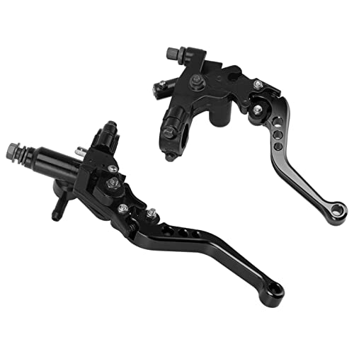Motorradbremskupplungshebel Hebel, Motorradbremskupplungshebel Motorradkupplungshebel Aluminiumlegierung mit Hydraulischem Hauptzylinderreservoir für Motorräder von Generic