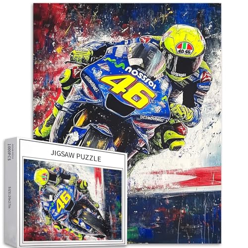 Motorradrennen, 1000-teiliges Puzzle für Erwachsene, Familienaktivitätsspiele, buntes DIY-Basteln, Motorradrennen, herausforderndes Puzzle für Heimdekoration, Geschenke, pädagogisches Puzzle-Spiel, Motorradrennen, 1000-teiliges Puzzle für Erwachsene, Familienaktivitätsspiele, buntes DIY-Basteln, Motorradrennen, herausforderndes Puzzle für Heimdekoration, Geschenke, pädagogisches Puzzle-Spiel, von Generic