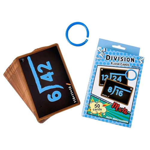 Multiplikations-Lernkarten, Unterteilung, Mathematik-Lernkarten, 50 Karten, insgesamt Lernhilfe, ansprechende schnelle Lernkarten für Kindergarten für Kinder Multiplikations-Lernkarten, Unterteilung, Mathematik-Lernkarten, 50 Karten, insgesamt Lernhilfe, ansprechende schnelle Lernkarten für Kindergarten für Kinder von Generic
