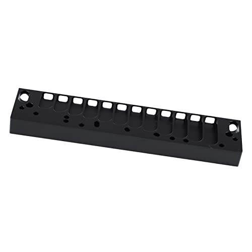 Mundharmonica Comb Aluminiumlegierung 12-Loch-Chromatische Skala Tragbares Instrumentenzubehör für Musikliebhaber Mundharmonica Comb Aluminiumlegierung 12-Loch-Chromatische Skala Tragbares Instrumentenzubehör für Musikliebhaber von Generic