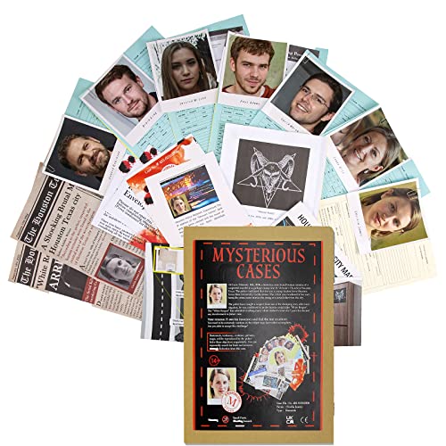 Murder Mystery File Game, Murder Mystery Party Case Dateien, The Case Cold Mystery Game, Ungelöste Murder Crime Case Akten, Fall Cold File Game - Can You Solve The Crime? von Generic