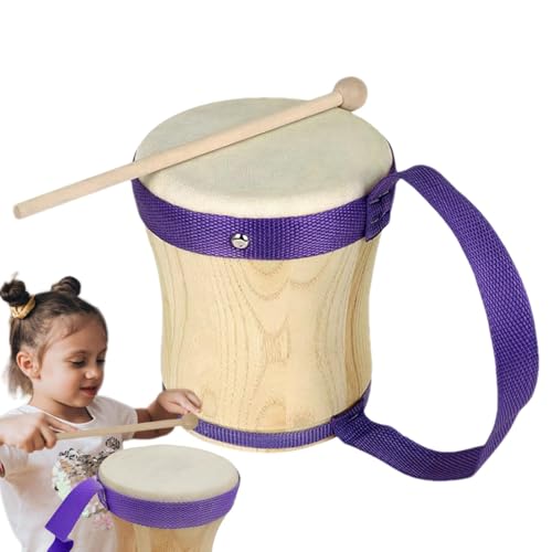 Musikalische Handtrommelinstrument, Schlagzeug mit Trommel, tragbare Handtrommel, Musikspielzeug für Erwachsene und Bühnenperformance von Generic