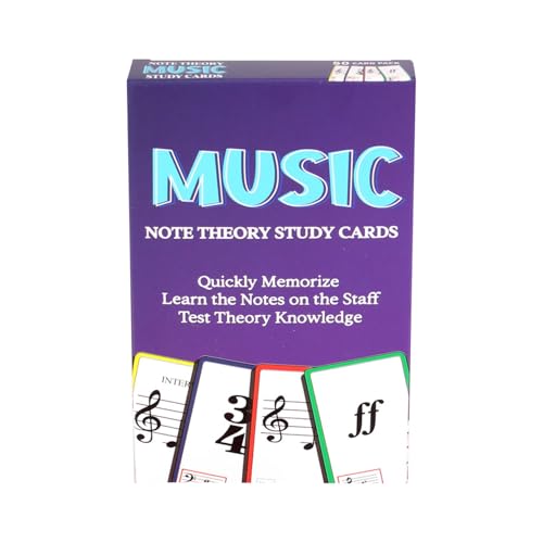 Musikalische Lernkarten, codierte Musik-Klaviernotenkarten, die für Anfänger ausgefüllt Werden Nby79 (Purple, 7.8x12.8cm) von Generic