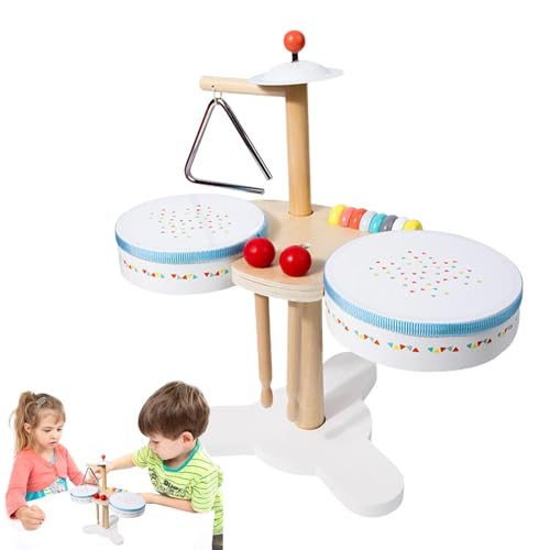 Musikalisches Spielzeug für Kinder von 1-3 Jahren, Batterie für Kleinkinder, multifunktionaler Akku für Kinder, Musikspielzeug für Babys, Trommel für Kleinkinder, Kindertrommeln für Bildung von Generic