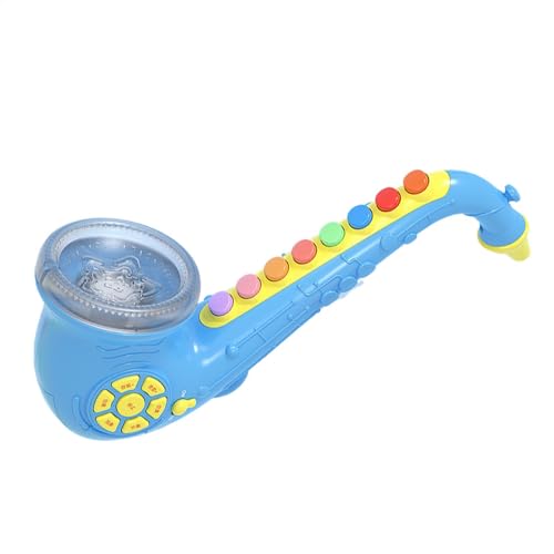 Musikinstrumente für Trompete Spielzeug - Interaktives Musikinstrument mit Licht und Sound - Tragbares Klarinettenspielzeug, Musikinstrumente für Früherziehung für die Vorschule von Generic