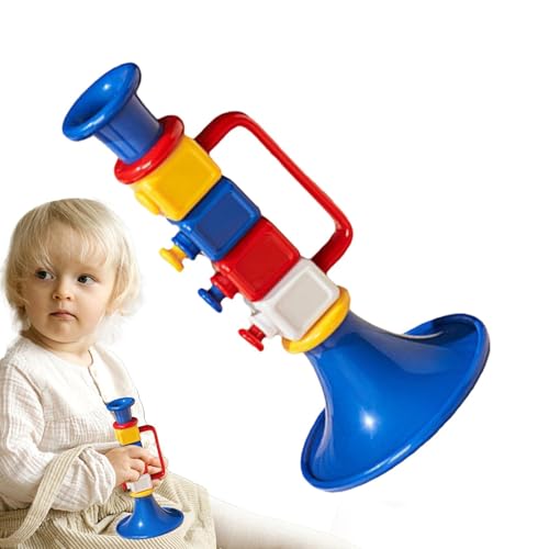 Musikinstrumentenspielzeug für Kleinkinder – Musikinstrumente für Kleinkinder, kleine Trompete, Musikinstrumente für kleine Trompete von Generic