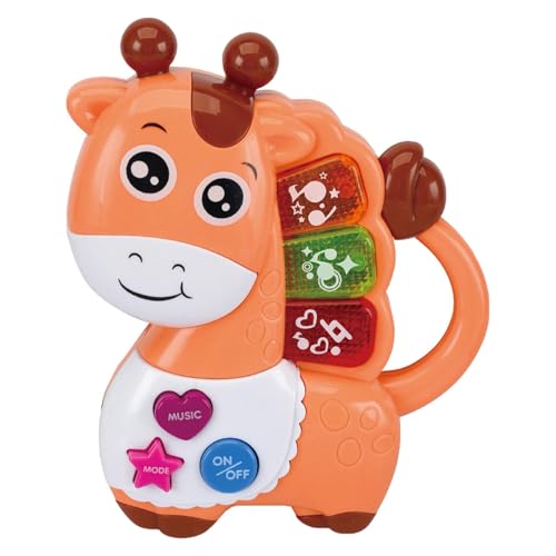 Musiktastatur für Kinder – Klavier mit Tastatur für Kleinkinder, beleuchtetes Spielzeug für Kleinkinder, niedliche Cartoon-Giraffe, Musikinstrumente für Kleinkinder, Spielzeug Educ Musiktastatur für Kinder – Klavier mit Tastatur für Kleinkinder, beleuchtetes Spielzeug für Kleinkinder, niedliche Cartoon-Giraffe, Musikinstrumente für Kleinkinder, Spielzeug Educ von Generic