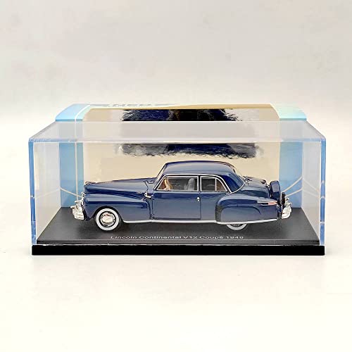 NEO Maßstab 1/43 für Lincoln Continental V12 Coupe 1948 Blau NEO47090 Kunstharz Spielzeug Autos Limited Collection Auto Geschenk von Generic
