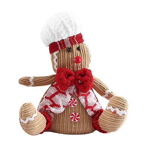 Nachtlicht, Puppe 'Panmann' - Beleuchtetes Pan Spielzeug mit Hut, Weihnachtspuppe mit Plüschpuppe 26 cm / 10 Zoll, festliches Plüschspielzeug von Generic