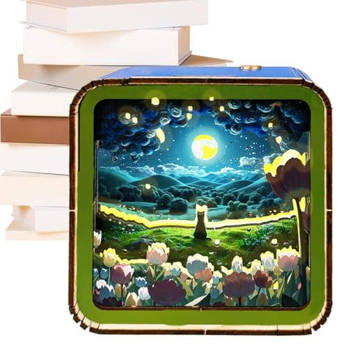 Nachtlicht Puzzle - Holzpuzzle Nachtlicht - Nachtlicht Puzzle Landschaft | Holzpuzzle Mit Nachtlicht, Heimdekoration Für Schlafzimmer, Wohnzimmer, Büro Nachtlicht Puzzle - Holzpuzzle Nachtlicht - Nachtlicht Puzzle Landschaft | Holzpuzzle Mit Nachtlicht, Heimdekoration Für Schlafzimmer, Wohnzimmer, Büro von Generic