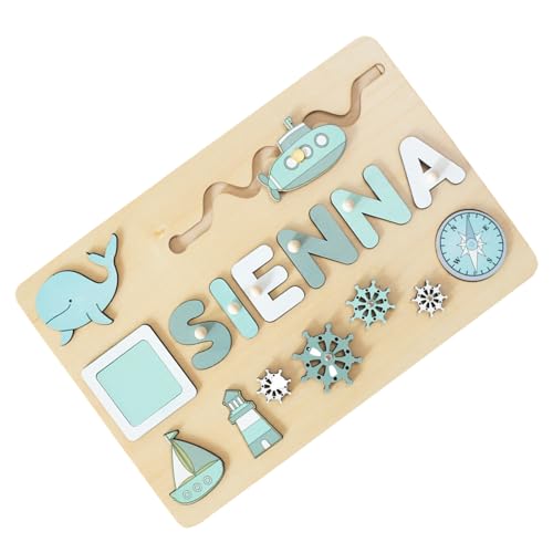 Name Puzzle for Kids – personalisiertes Alphabet-Spiel, Puppenbrett aus Holz, buntes Buchstabenspielzeug | Aktivität zur Erkennung von Formen des personalisierten Lernens, fördert die Rechtschreibung Name Puzzle for Kids – personalisiertes Alphabet-Spiel, Puppenbrett aus Holz, buntes Buchstabenspielzeug | Aktivität zur Erkennung von Formen des personalisierten Lernens, fördert die Rechtschreibung von Generic