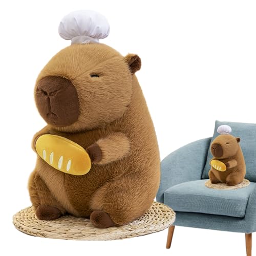 Nettes CapybaraPlushies Toy - Charming CapybaraStoffed Animal, 11 Zoll Soft Plüsch | Kochcharakter Design, Huggable Weichspielzeug, Kinder und Erwachsene, dekorative Plüschfigur Nettes CapybaraPlushies Toy - Charming CapybaraStoffed Animal, 11 Zoll Soft Plüsch | Kochcharakter Design, Huggable Weichspielzeug, Kinder und Erwachsene, dekorative Plüschfigur von Generic