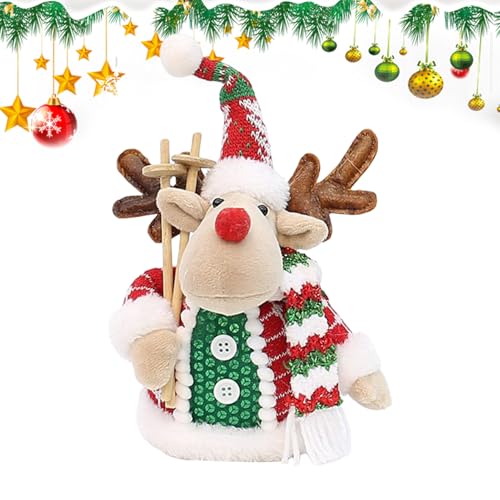 Nettes Weihnachtspüdespielzeug - Weihnachtsmann Elchpuppe, Weiche -Figur | Festliches Begleitnachttisch -, EIN Süßes Feiertagsgeschenk Für Büroschreibtisch, Schrank, Bücherregal Und He Nettes Weihnachtspüdespielzeug - Weihnachtsmann Elchpuppe, Weiche -Figur | Festliches Begleitnachttisch -, EIN Süßes Feiertagsgeschenk Für Büroschreibtisch, Schrank, Bücherregal Und He von Generic