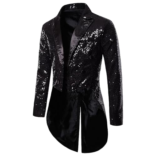 Neu 2025 Herren Steampunk Kleidung Gothic Frack Herren Pailletten Mittelalterliches Glitzer Jacke Mode Viktorianischen Palast Gehrock Glitzerjacke Tuxedo Theater Vampir Kleidung Halloween Outfit Neu 2025 Herren Steampunk Kleidung Gothic Frack Herren Pailletten Mittelalterliches Glitzer Jacke Mode Viktorianischen Palast Gehrock Glitzerjacke Tuxedo Theater Vampir Kleidung Halloween Outfit von Generic