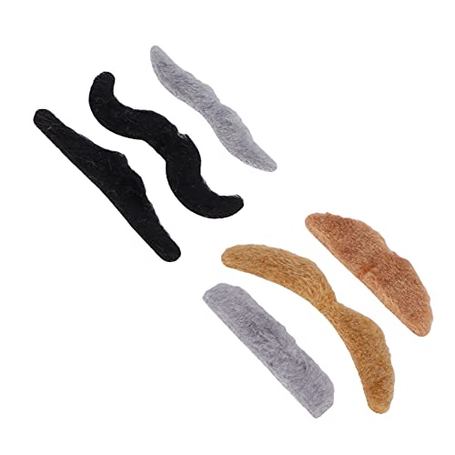 Neuheit Selbstklebende Schnurrbärte, Selbstklebende Neuheit Schnurtsaufkleber Gefälschter Schnurrbart, Lustiges Kostümzubehör 6 PCs für Halloween und Themenpartys Neuheit Selbstklebende Schnurrbärte, Selbstklebende Neuheit Schnurtsaufkleber Gefälschter Schnurrbart, Lustiges Kostümzubehör 6 PCs für Halloween und Themenpartys von Generic