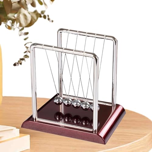 Newton Wiege Balance Bälle mit großen Perlen, 5 Ball Pendel, Classic Newton Swing Ball, Physik Gadget, Schreibtisch , Motion Toy Cinéti Newton Wiege Balance Bälle mit großen Perlen, 5 Ball Pendel, Classic Newton Swing Ball, Physik Gadget, Schreibtisch , Motion Toy Cinéti von Generic