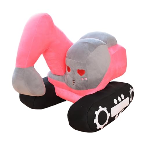 Niedliche Bagger Kuscheltier - 10 Zoll Cartoon gefüllte Puppe für Kinder und Erwachsene | Bequemes Körperkissen zum Kuscheln und Entspannen | Plüschtiere von Generic