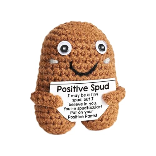 Niedliche Kartoffel-Häkelnadel – inspirierende Kartoffel, , gehäkelt, mit positiver Karte | emotionale Motivation, handgearbeitet, Kartoffel, Niedliche Kartoffel-Häkelnadel – inspirierende Kartoffel, , gehäkelt, mit positiver Karte | emotionale Motivation, handgearbeitet, Kartoffel, von Generic