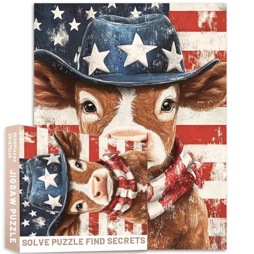 Niedliches Baby-Waden-Puzzle, amerikanische Mütze, Schal, Flagge, 1000 Teile, Puzzle, Aquarell, Vektorkunst, 68,6 x 50,8 cm, handgezeichnetes Portrait, herausfordernde Familienaktivitäten, Spiele für Niedliches Baby-Waden-Puzzle, amerikanische Mütze, Schal, Flagge, 1000 Teile, Puzzle, Aquarell, Vektorkunst, 68,6 x 50,8 cm, handgezeichnetes Portrait, herausfordernde Familienaktivitäten, Spiele für von Generic