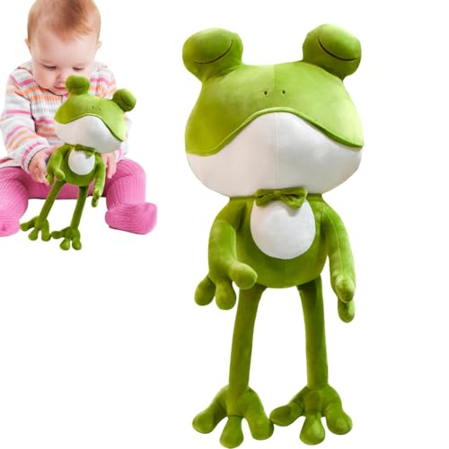 Niedliches Plüsch-Frosch-Spielzeug, luxuriös, weich, gefülltes Tier, 53,3 cm, entzückend, luxuriös, weich, interaktives Kinderspielzeug für Mädchen, Jungen, Schreibtisch-Begleiter Niedliches Plüsch-Frosch-Spielzeug, luxuriös, weich, gefülltes Tier, 53,3 cm, entzückend, luxuriös, weich, interaktives Kinderspielzeug für Mädchen, Jungen, Schreibtisch-Begleiter von Generic