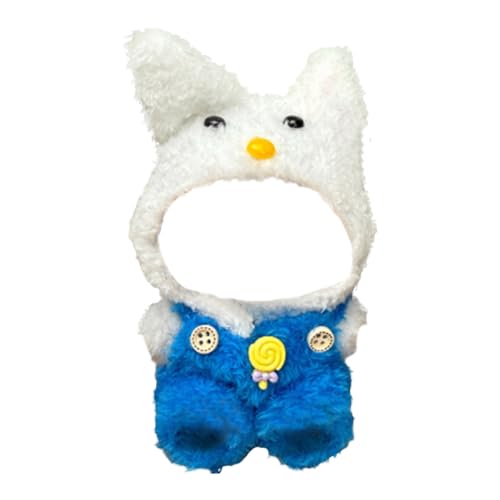 Niedliches entzückendes Puppenkleidungsset, Stoff, perfekt für Puppen, inklusive Oberteilen, Unterteilen Accessoires Tne773 (White, 5cm) von Generic