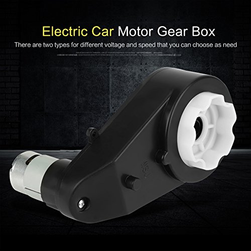 Niedriger Elektromotorbox für Kinderwagenspielzeug, Robustes und Langlebiges Design, Idealer Ersatzteil für Kinderautos (12v18000 rev) von Generic