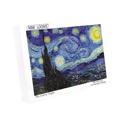 Nine Looms Puzzle 500 Teile für Erwachsene - Van Gogh Berühmte Gemälde - Die Sternennacht, herausfordernde Familienaktivität, ideal für Spieleabende und pädagogischen Spaß (500pc) von Generic