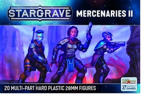 North Star Militärfiguren Osprey Games Stargrave Mercenaries 2 von Generic