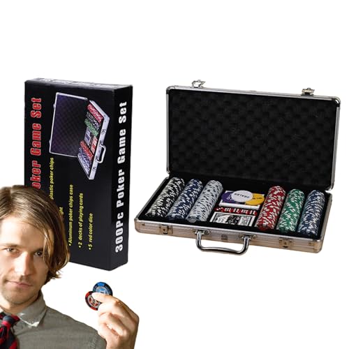 Nummerierte Pokerchips,-Pokerchips,Vielseitiges -Chips-Set, Spiele Partys - Buntes Pokerspielset. Komplettes Pokerspielset Blackjack-Turniere von Generic
