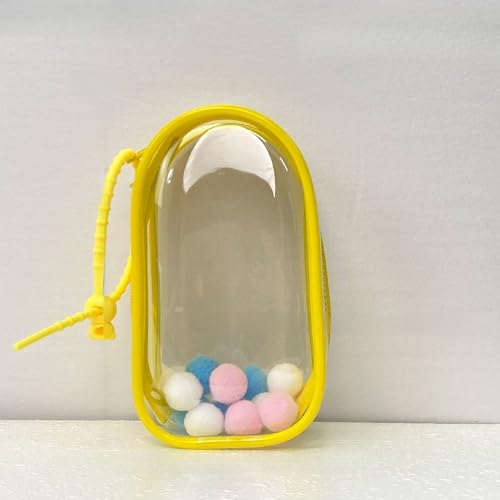 Nur passend für die neueste Version 4.0 Schutzhülle Anhänger trendiger Puppen. ([Gelb] 4.0 Exklusive Lagertasche (Doppelloch-Silikonseil + Haarball)) von Generic