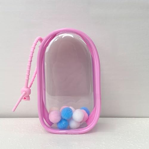 Nur passend für die neueste Version 4.0 Schutzhülle Anhänger trendiger Puppen. ([Rosa] 4.0 Exklusive Lagertasche (Doppelloch-Silikonseil + Haarball)) von Generic